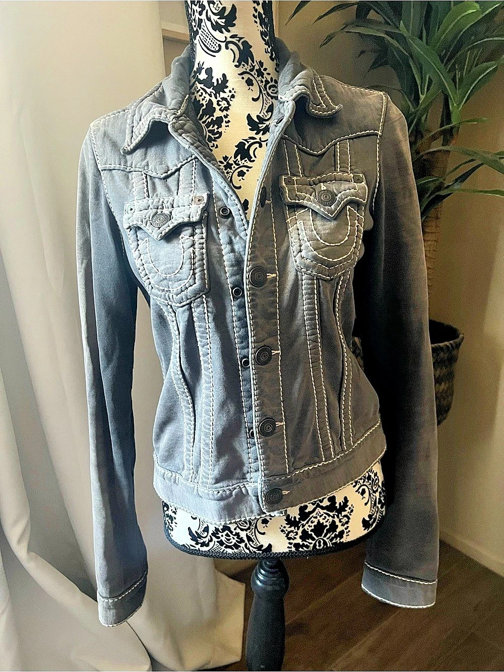 True Religion Jimmy Super T Jacket Gray